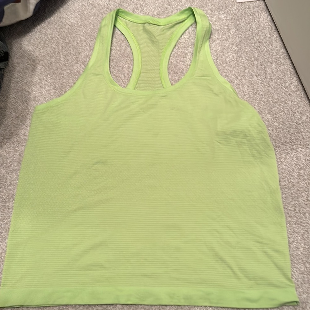 COPY - Lululemon Swiftly Tech Racerback Tank Top Race Length - size 10 - Picture 4 of 6